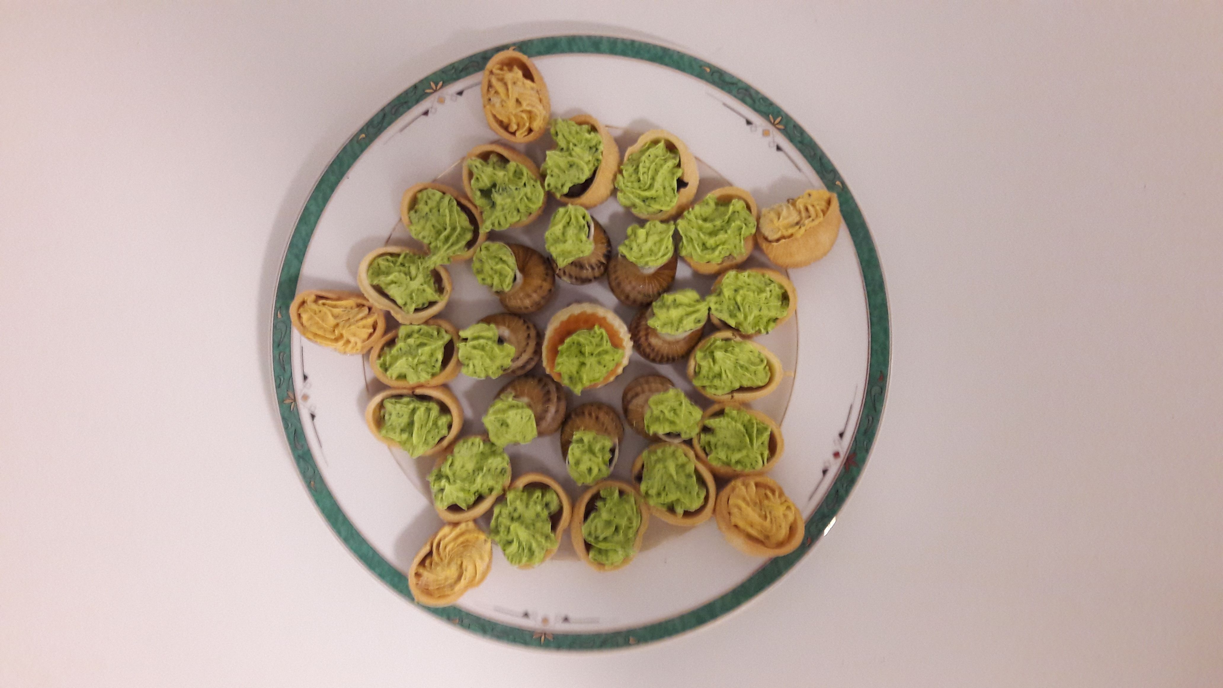 Coquilles au beurre d'ail