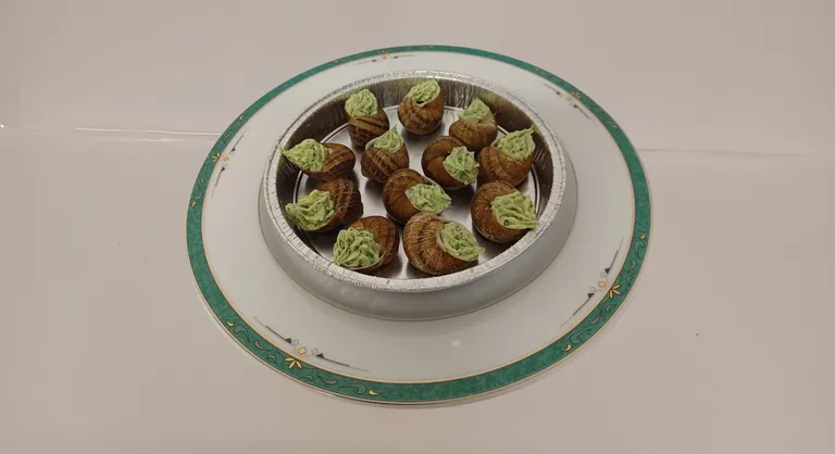 Coquilles au beurre d'ail